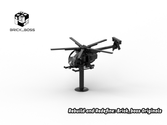 Brick_boss American AH-6 LITTLE BIRD