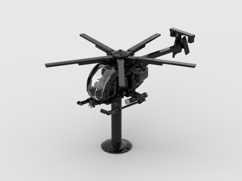 Brick_boss American AH-6 LITTLE BIRD