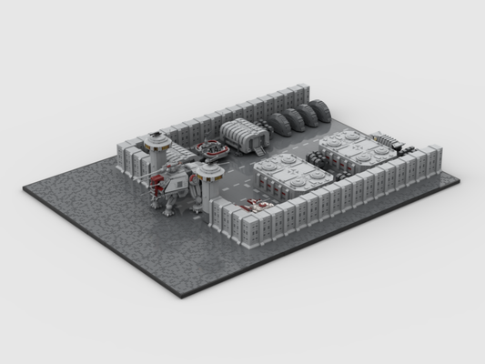 Brick_boss Fort Anaxes Battlefield Playset