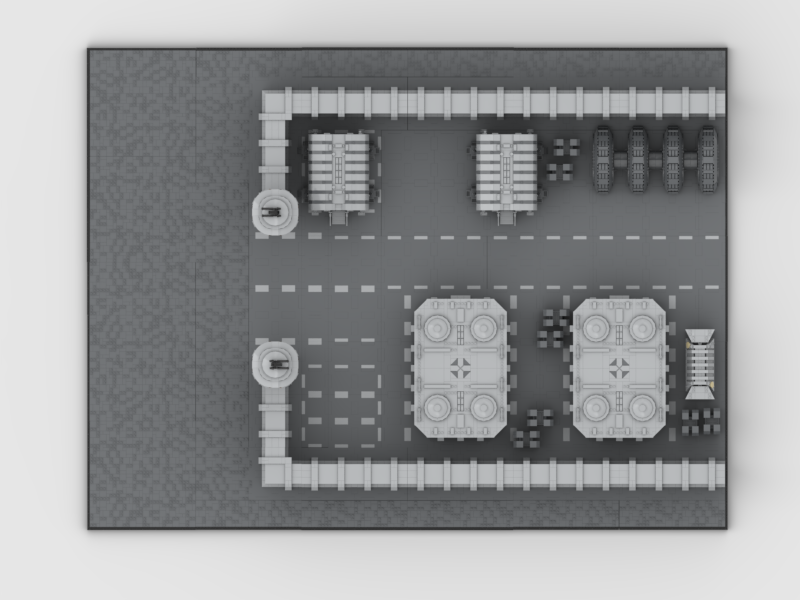 Brick_boss Fort Anaxes Battlefield Playset