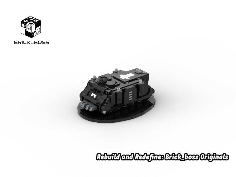 Brick_boss Black Templars RHINO Tank