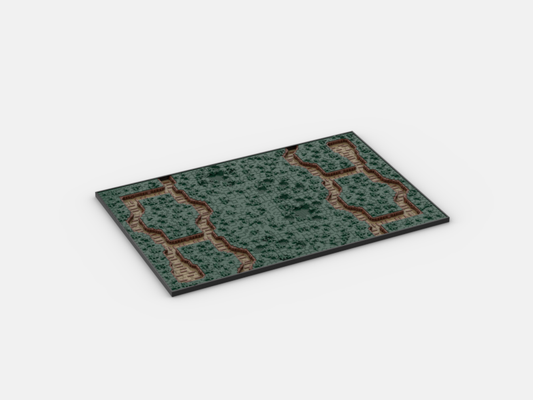 Brick_boss DARK GREEN TRENCH Battlefield ABA