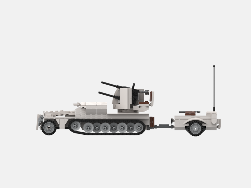 Brick_boss German SDKFZ-251 ANTI-AIRCRAFT 3