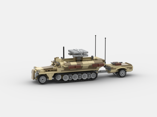 Brick_boss German SDKFZ-251 ARTILLERY 10