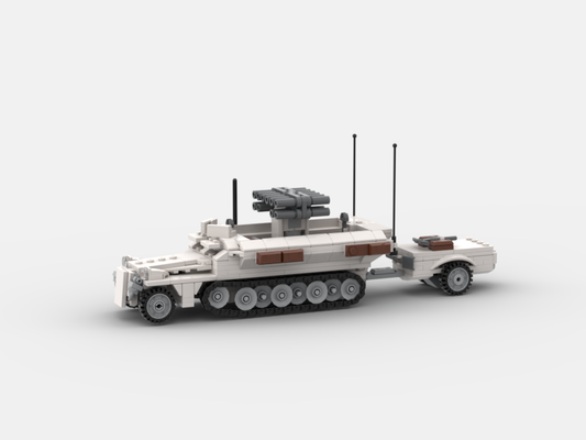 Brick_boss German SDKFZ-251 ARTILLERY 11