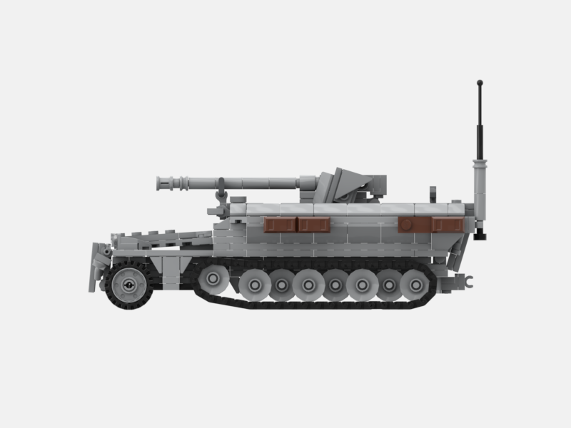 Brick_boss German SDKFZ-251 ARTILLERY 5