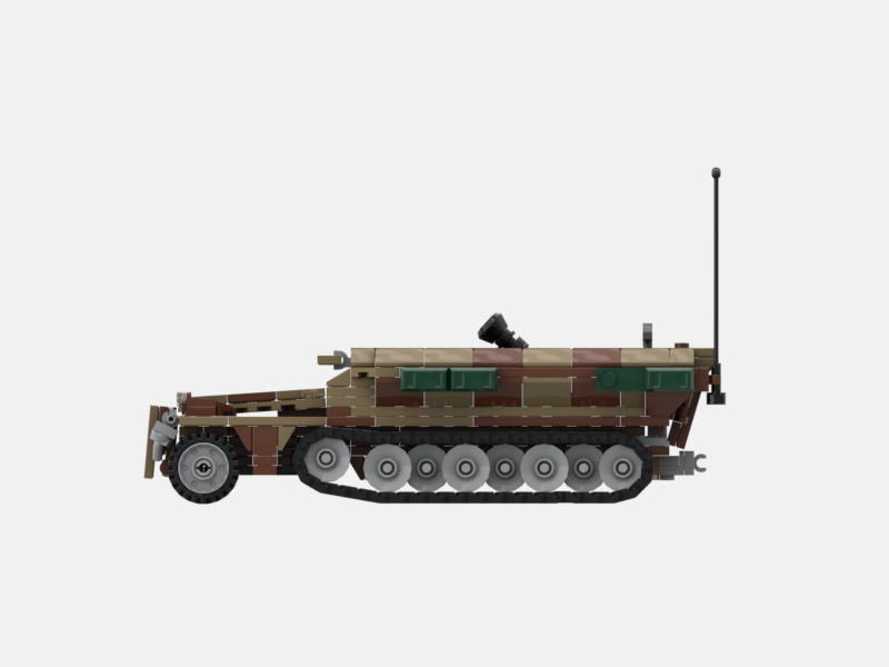 Brick_boss German SDKFZ-251 MORTAR 4