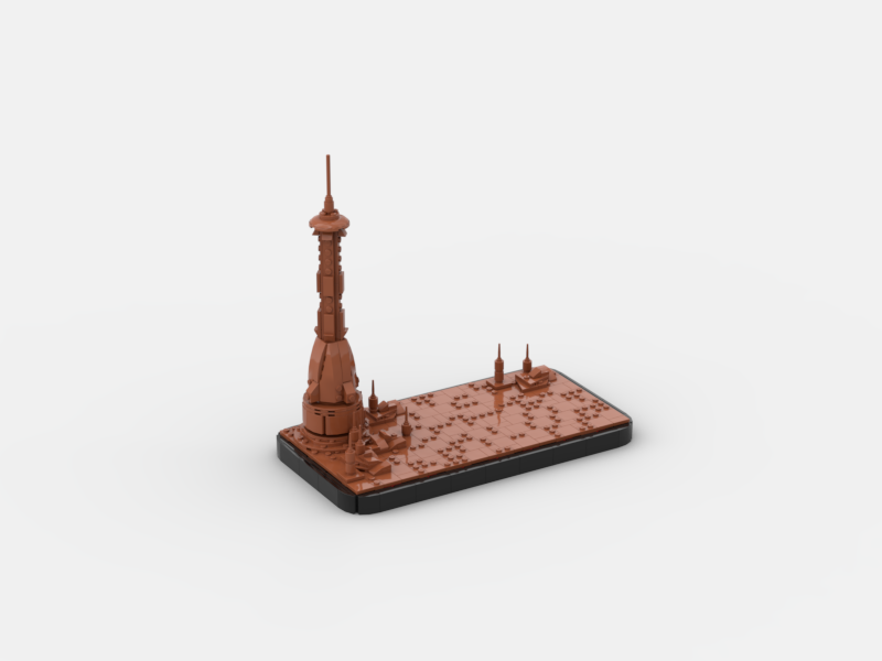 Brick_boss GEONOSIS Diorama