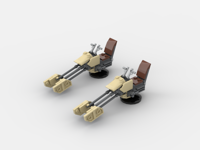Brick_boss Tatooine SPEEDERS Equipment Pack