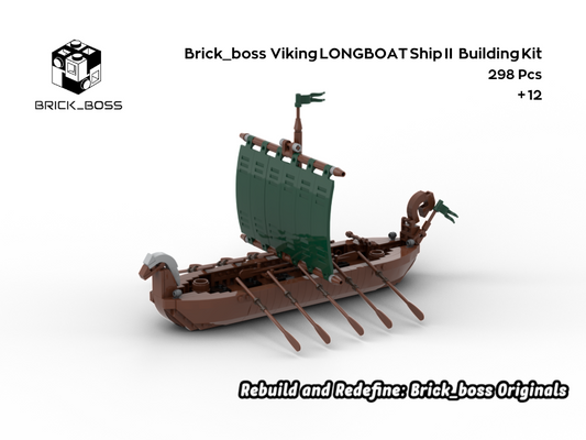 Brick_boss Viking LONGBOAT Ship II