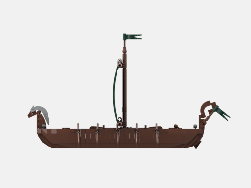 Brick_boss Viking LONGBOAT Ship II