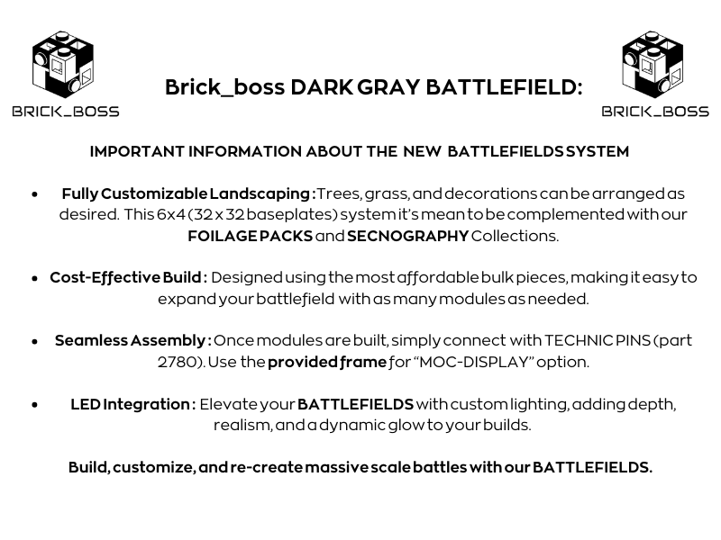 Brick_boss DARK GRAY Battlefield