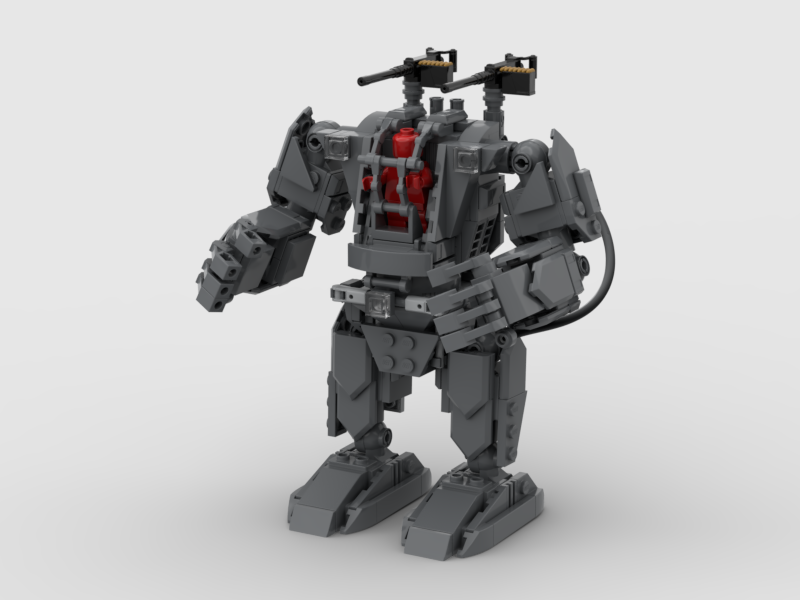 Brick_boss Futuristic Combat Mecha