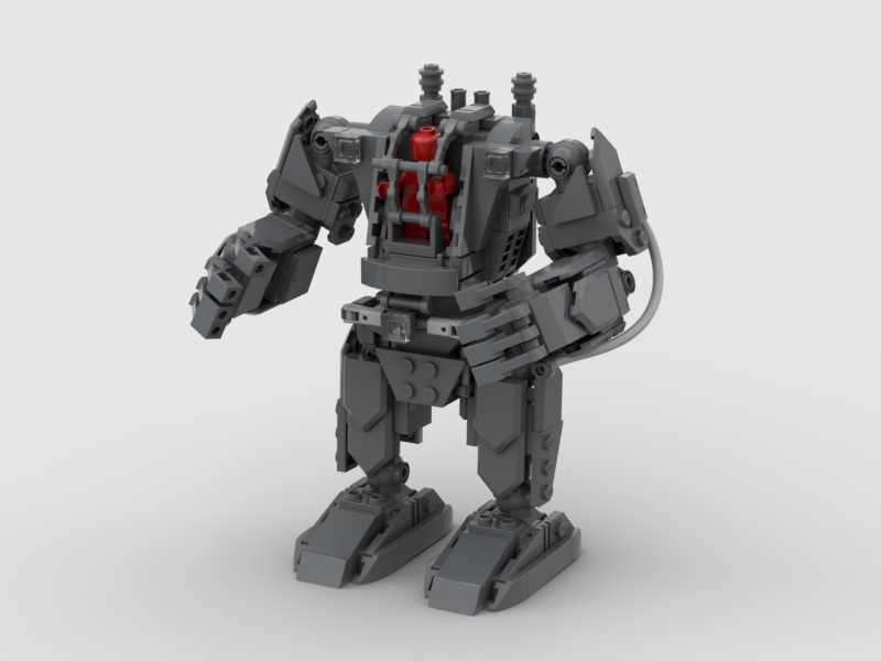 Brick_boss Futuristic Combat Mecha