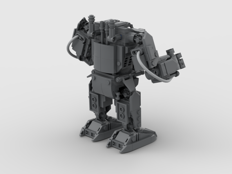 Brick_boss Futuristic Combat Mecha
