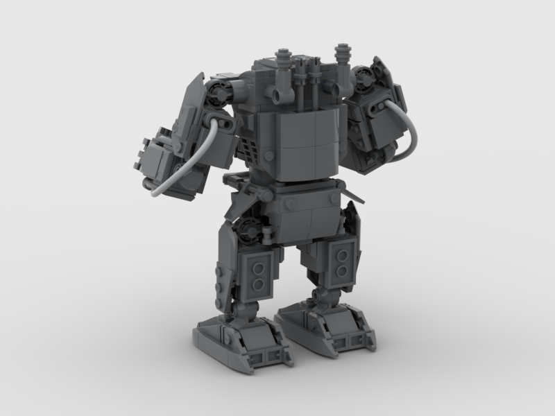Brick_boss Futuristic Combat Mecha