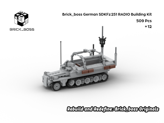 Brick_boss German SDKFZ-251 RADIO