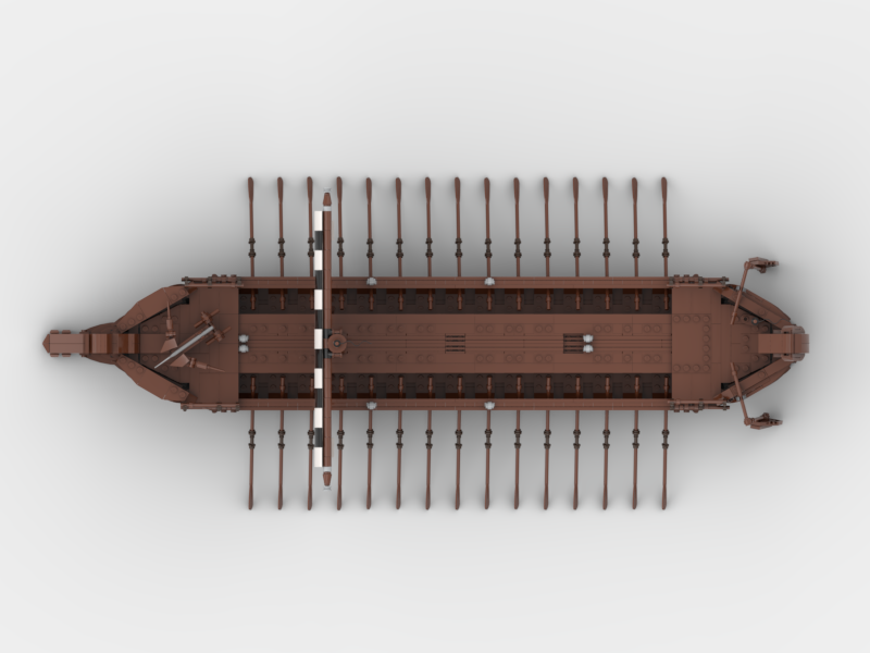 Brick_boss Greek TRIREME Ship II