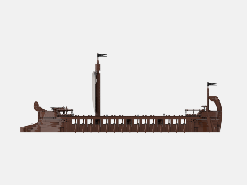 Brick_boss Greek TRIREME Ship II