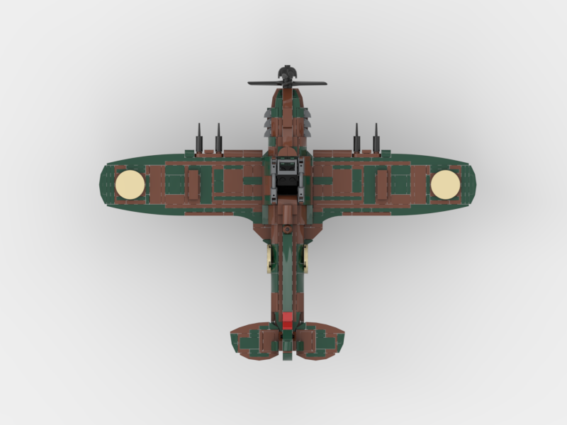 Brick_boss British RAF HAWKER HURRICANE