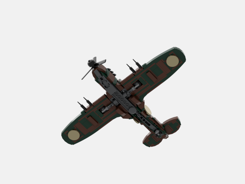 Brick_boss British RAF HAWKER HURRICANE