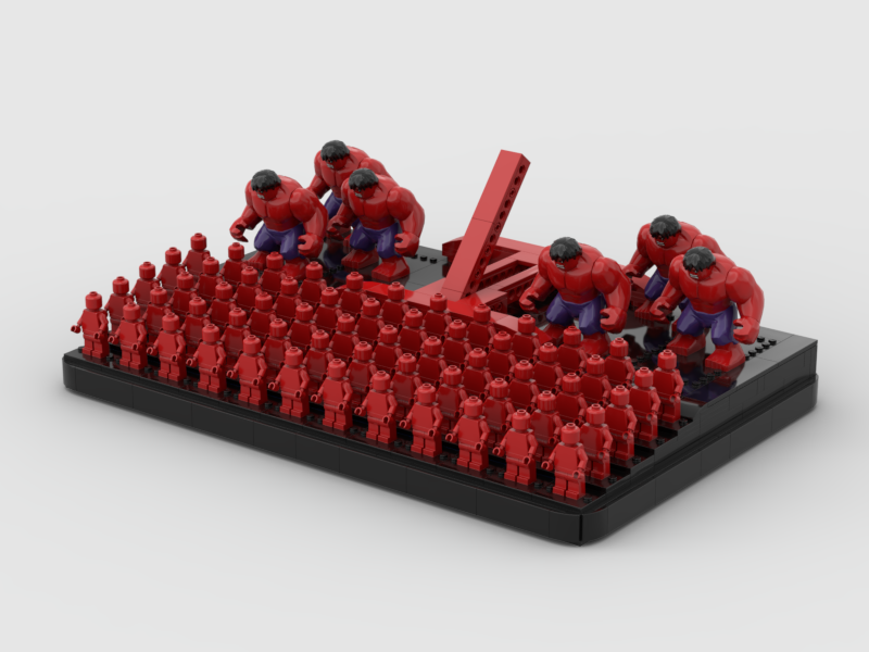 Brick_boss Infinity War Minifigure Display Stand