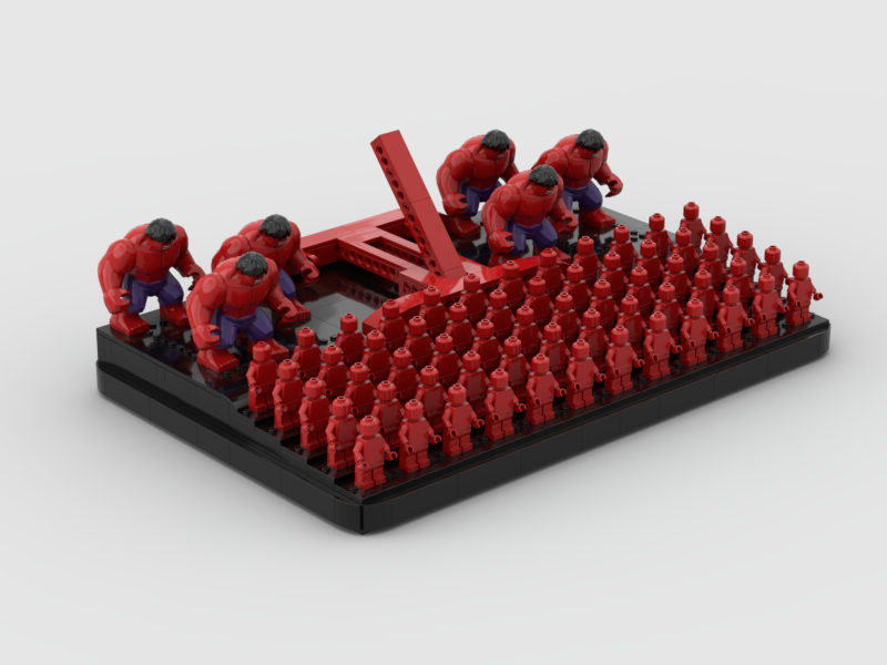 Brick_boss Infinity War Minifigure Display Stand