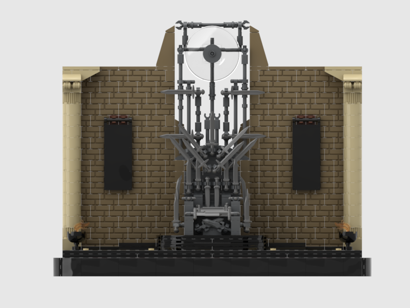 Brick_boss Iron Throne Diorama