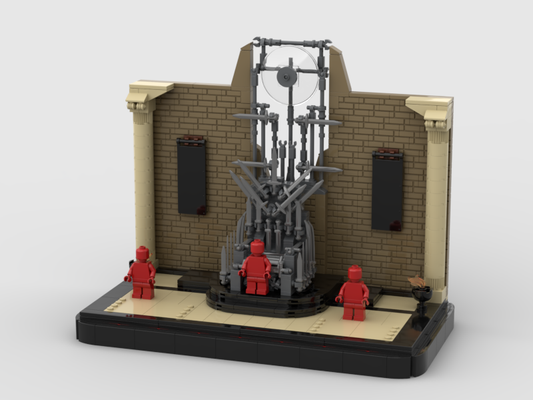 Brick_boss Iron Throne Diorama
