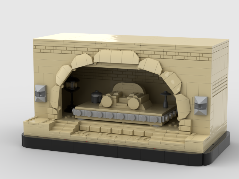 Brick_boss Jabba’s Throne Diorama