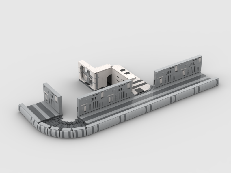 Brick_boss Kamino Modular Exterior Corridor System