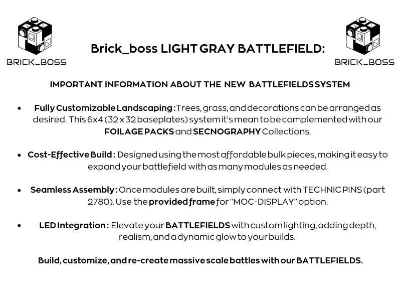 Brick_boss LIGHT GRAY Battlefield