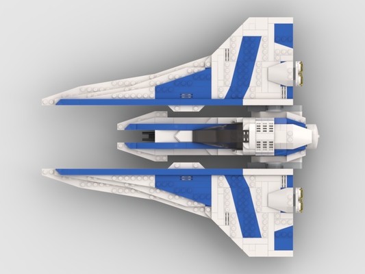 Brick_boss Mandalorian starfighter Kom’rk-class fighter