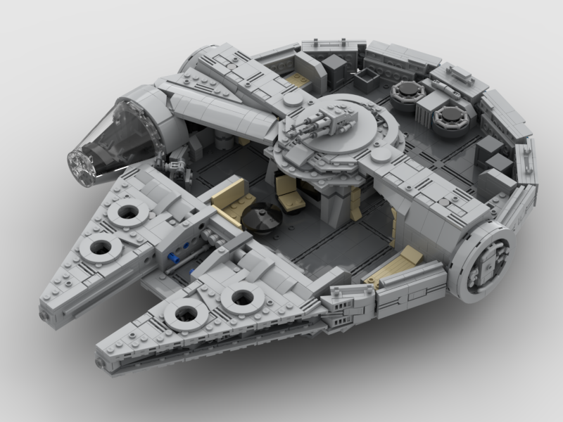 Brick_boss A New Hope Milennium Falcon