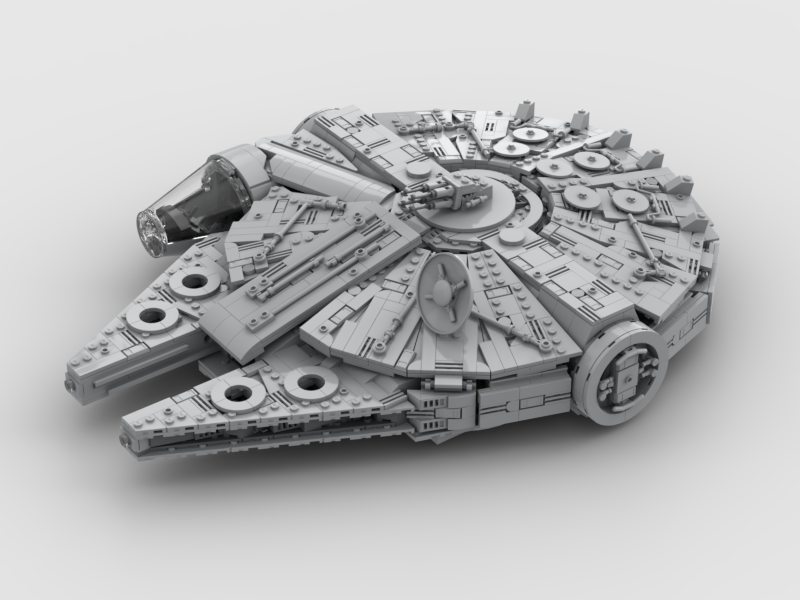 Brick_boss A New Hope Milennium Falcon
