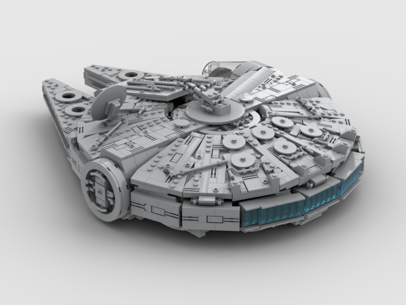 Brick_boss A New Hope Milennium Falcon