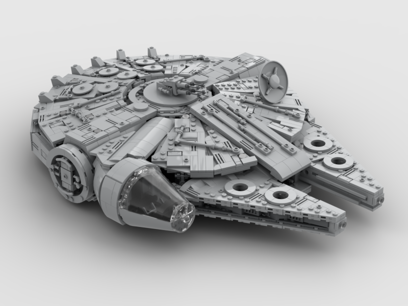 Brick_boss A New Hope Milennium Falcon