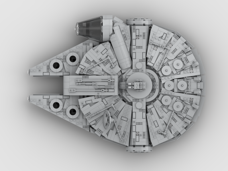 Brick_boss A New Hope Milennium Falcon