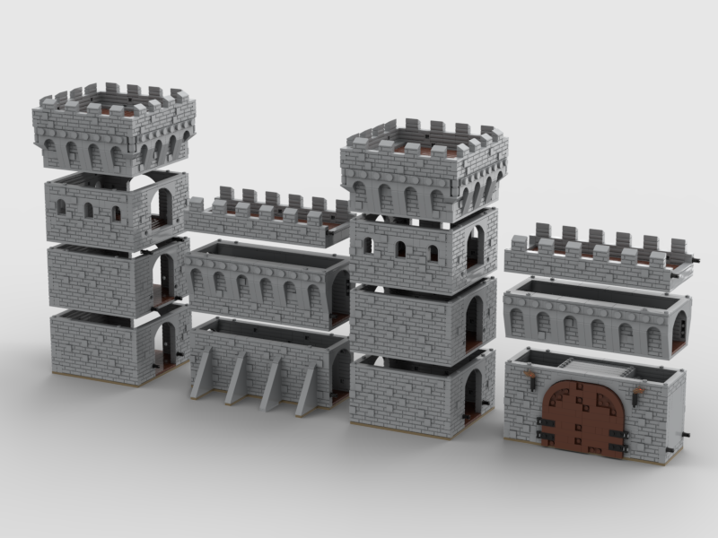 Brick_boss Modular Castle Playset