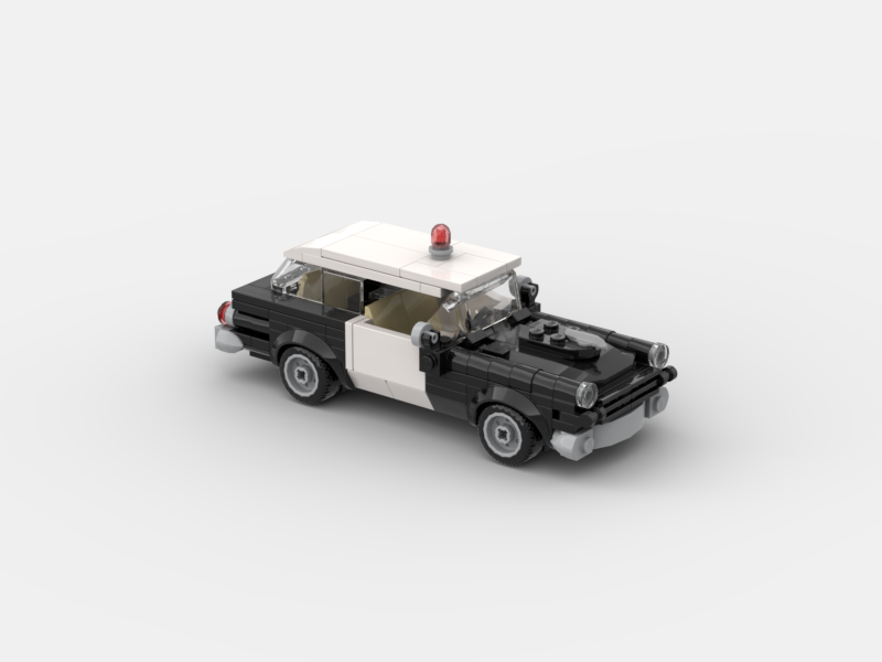 Brick_boss Vintage POLICE Car