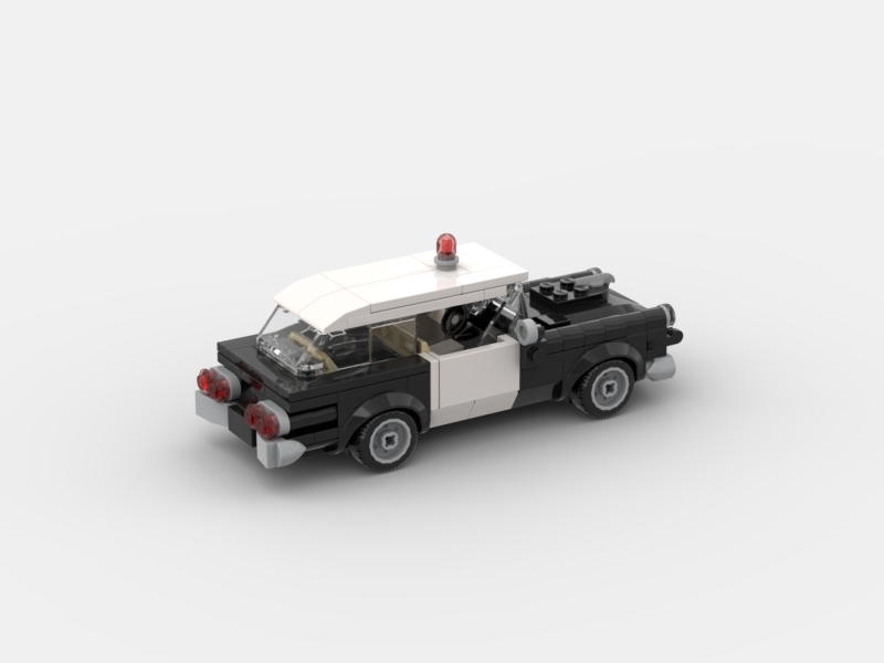 Brick_boss Vintage POLICE Car