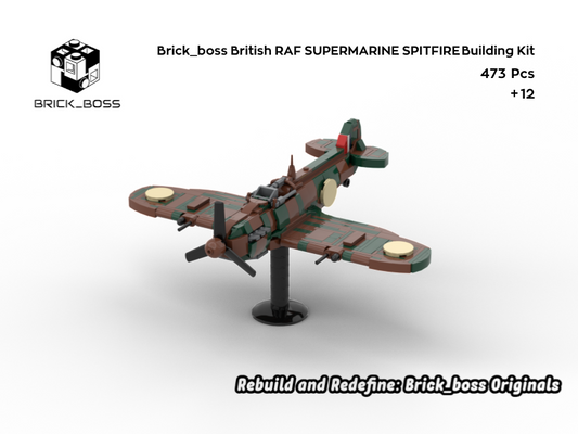Brick_boss British RAF SUPERMARINE SPITFIRE