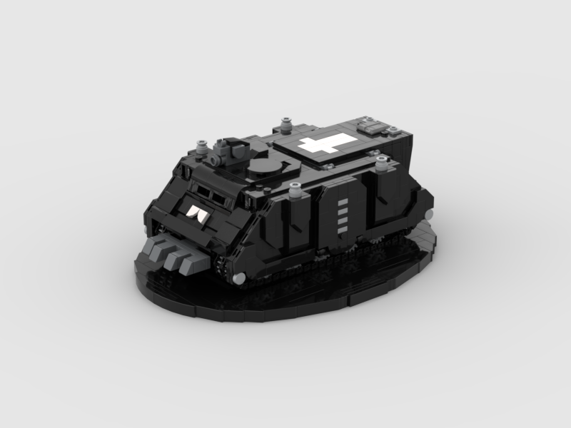 Brick_boss Black Templars RHINO Tank