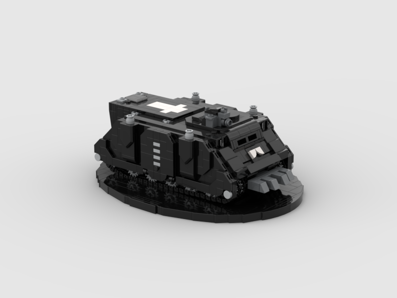 Brick_boss Black Templars RHINO Tank