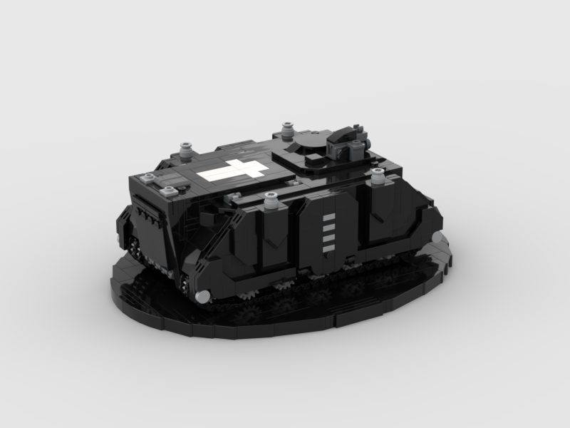Brick_boss Black Templars RHINO Tank