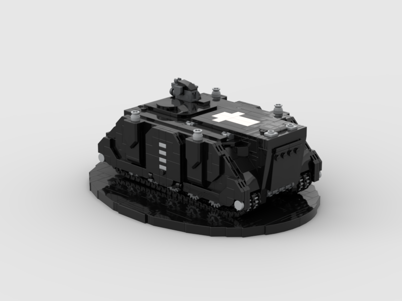 Brick_boss Black Templars RHINO Tank