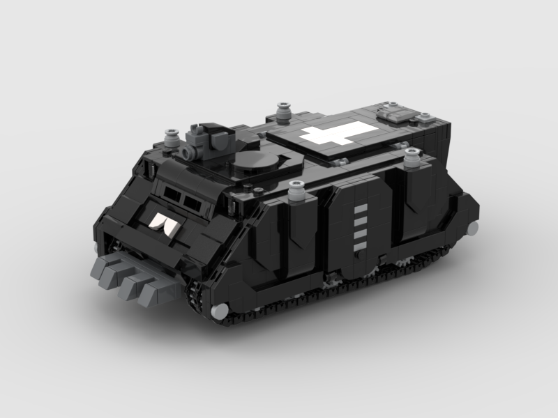 Brick_boss Black Templars RHINO Tank