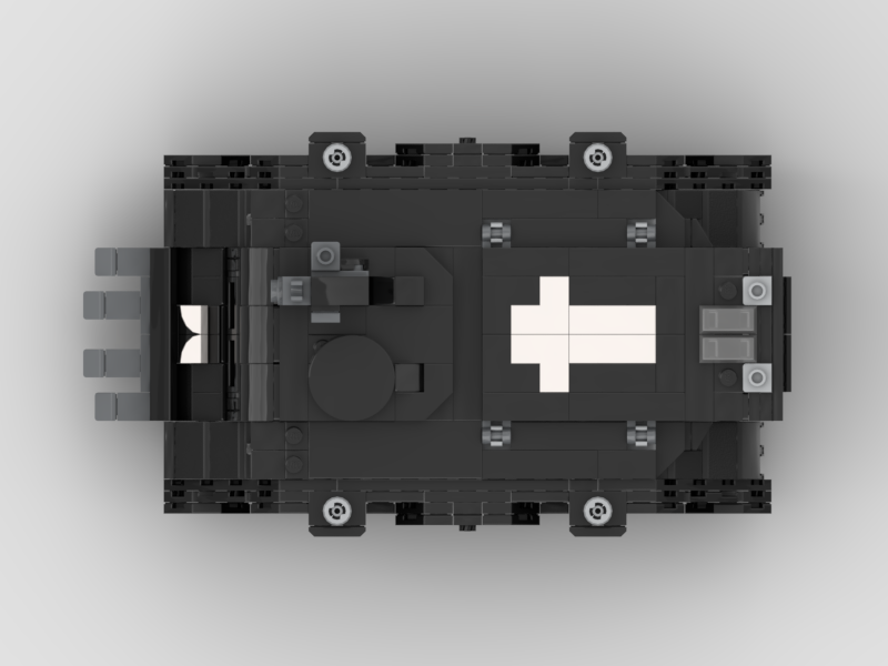 Brick_boss Black Templars RHINO Tank