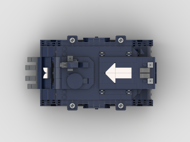 Brick_boss Ultramarines RHINO Tank