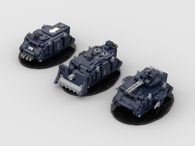 Brick_boss Ultramarines PREDATOR Tank